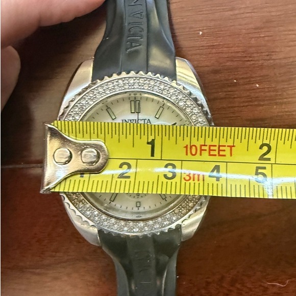 Invicta Angel Watch 28487 Womens Day Date 24H Quartz 39mm Case Pearl Look‎ Dial - Picture 4 of 6